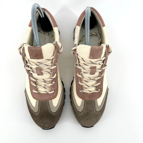 Tory Burch Vintage Nylon Sneaker Gressane Heroes Soft Plain Weave Pink Orzo Sz 9 - Picture 5 of 9